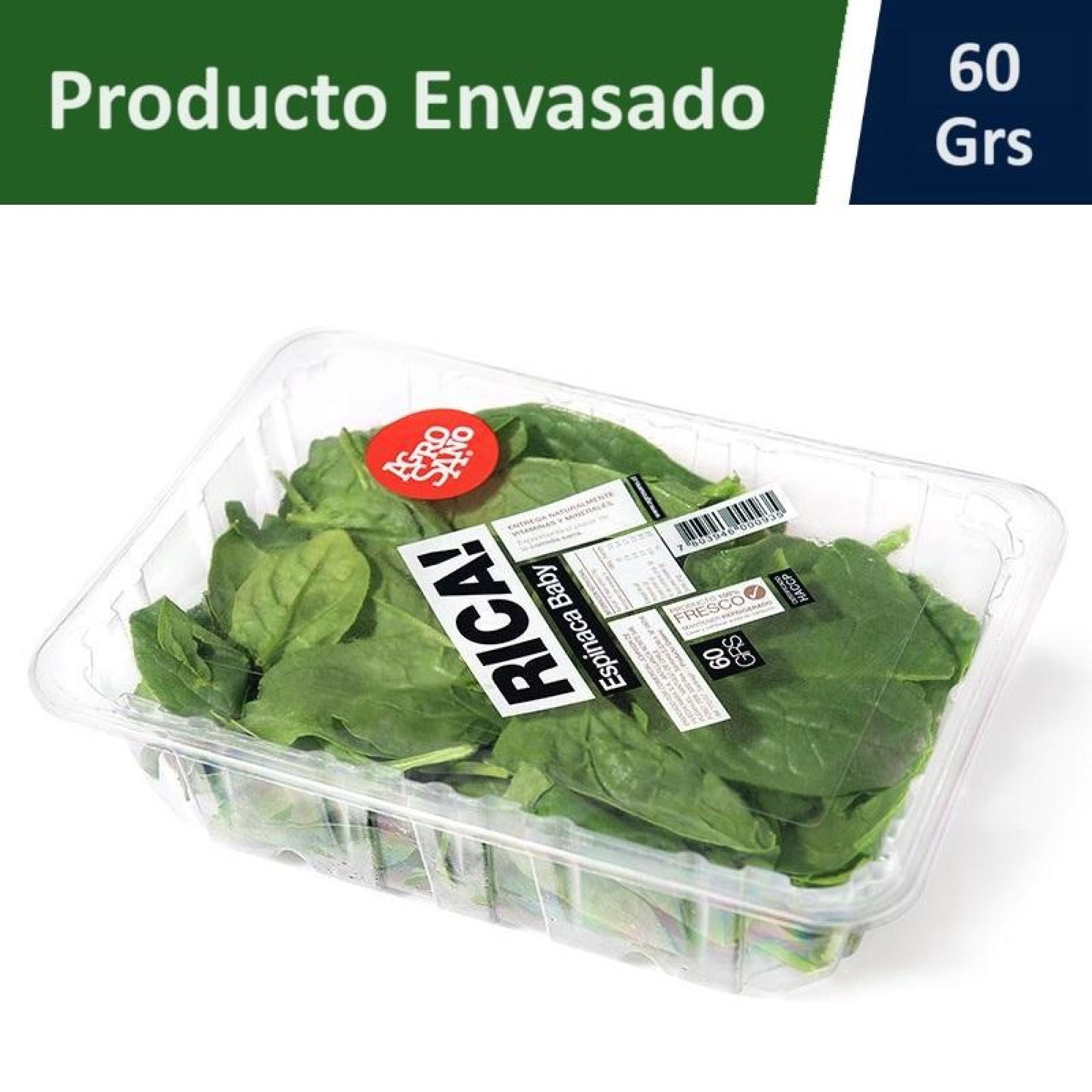 Espinaca Baby Pote 60 gr