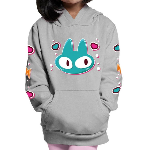Polerón Estampado Gato Corazones