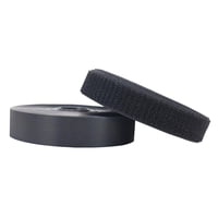 Magideal - Cinta De Coser De Gancho Y Bucle, Cinta De Sujeción De Tela De Nailon, 25 M De Longitud, Cinta De Sujeción De Costura Para Suministros De Manualidades Negro 16Mm