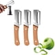 thumbnail image 1 of Pelador verduras 2 pack abridor botellas mango madera acero inoxidable, 1 of 7