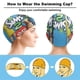 thumbnail image 3 of Los Sims Gorro de Natación de Licra, Gorro de Baño de Tela Cómoda, Gorro Elástico Antideslizante para Hombres, Mujeres y Niños, 3 of 6