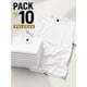 thumbnail image 1 of Pack 10 Poleras Basicas 100% Algodon Cuello Redondo 200g Blanco L Lisa, 1 of 3