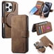 thumbnail image 1 of Funda Billetera Magnética para iPhone 16 Pro Max Soporte Tarjetas Desmontable Marrón, 1 of 6