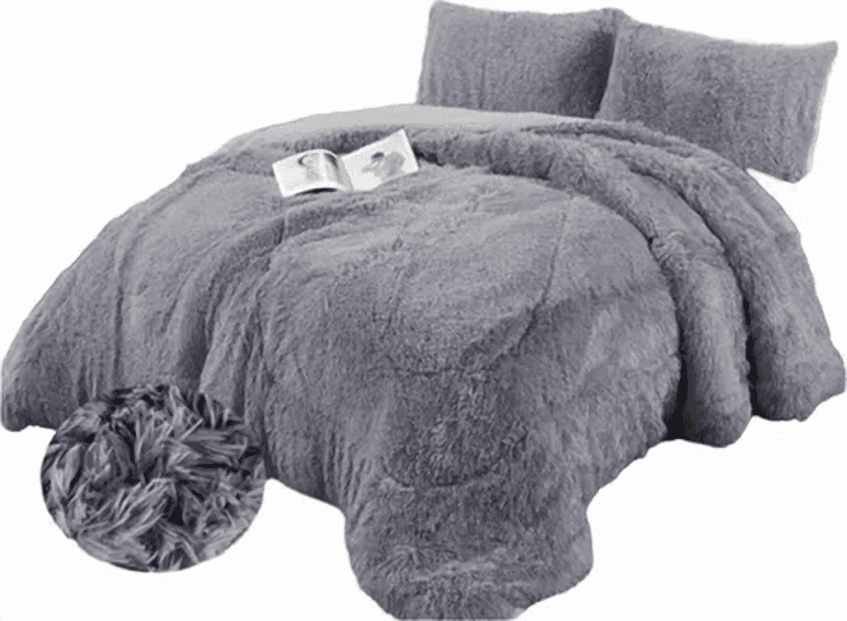 Genérico - Cobertor Chiporro Peludo 1.5 Plaza + Funda