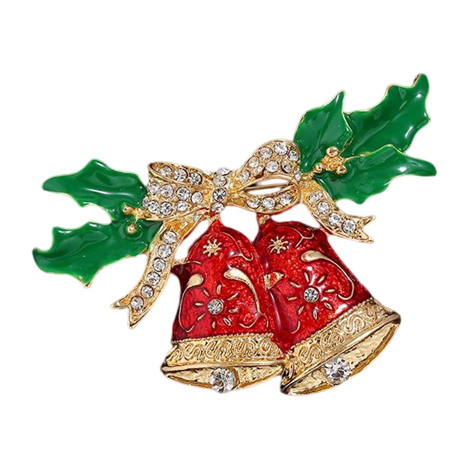 Ioensy - Broche De Navidad Elegante, Broche De Solapa Para Ropa, Trajes, Decoración, Carillón De Viento