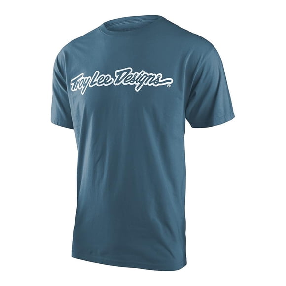 Camiseta Troy Lee Designs Badge Slate para hombre, talla S