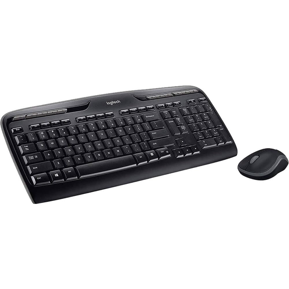 Set De Escritorio Inalámbrico Logitech Mk320 Con Teclado Y Ratón Negro