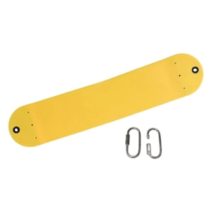 Magideal - Columpio De Alta Resistencia, Asiento De Columpio, Reemplazo De Silla, Soporte De Columpio De 660Lb, Juego De Columpio Duradero, Accesorios Para Jardí Mosquetón Amarillo