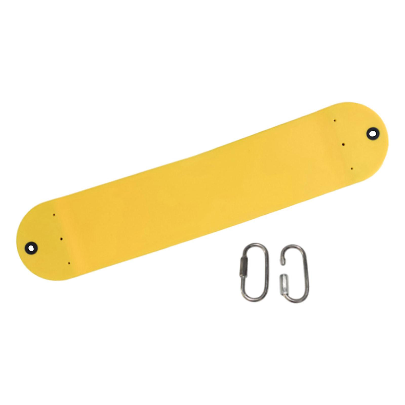 Magideal - Columpio De Alta Resistencia, Asiento De Columpio, Reemplazo De Silla, Soporte De Columpio De 660Lb, Juego De Columpio Duradero, Accesorios Para Jardí Mosquetón Amarillo