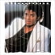 thumbnail image 1 of Cortina de ducha de Michael Jackson, juego de cortinas de baño con ganchos, tamaño 66 x 72 pulgadas, 1 of 3