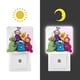 thumbnail image 3 of Teletubbies Luz nocturna LED con sensor de anochecer a amanecer para dormitorio, baño, pasillo, escaleras - Lámpara LED nocturna de enchufe, 0.5W - 1 pieza, 3 of 6