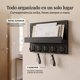 thumbnail image 5 of Portallaves De Madera Organizador Decorativo Para Llaves negro, 5 of 10