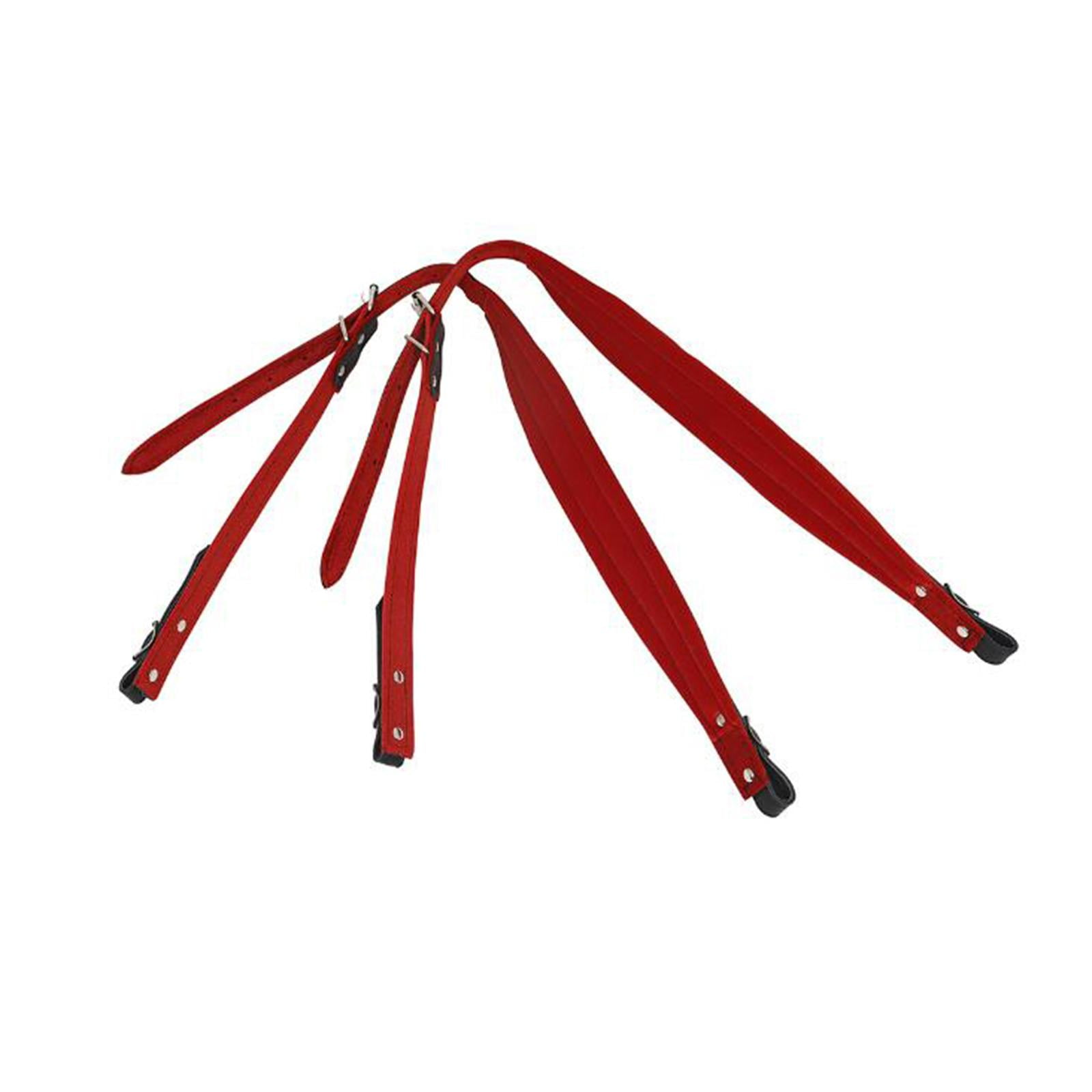Magideal - Correas De Hombro Para Acordeón, Cinturón De Acordeón Para Acordeones Bajos 16-120, Resistente Al Desgaste, Resistente, Cómodo Con Hebillas Ajustables Rojo