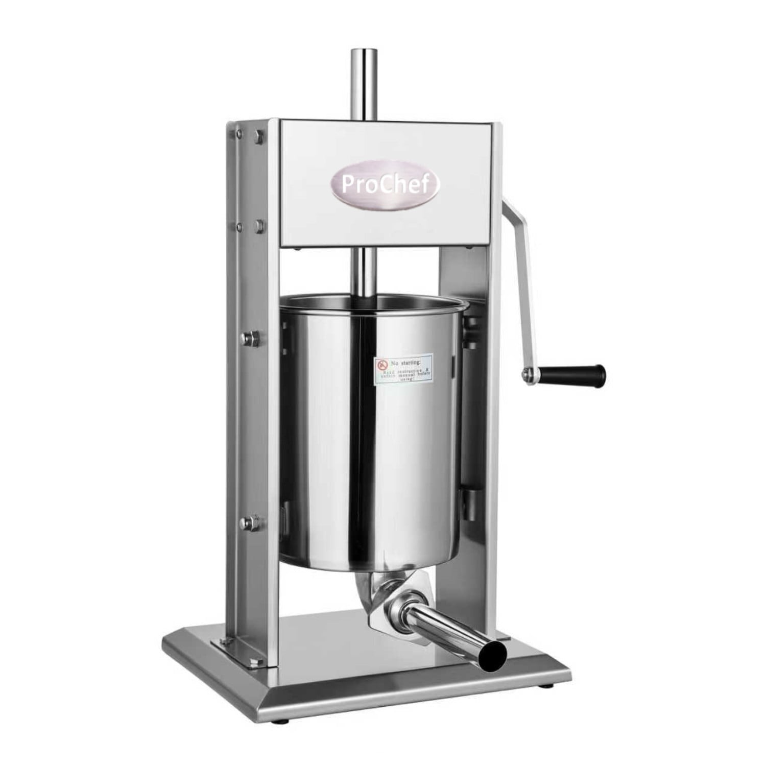Prochef - Embutidora Manual Vertical 3 Litros Acero Inox.
