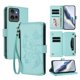 thumbnail image 1 of Funda Cartera Mariposa para [Motorola Edge 50 5G] con Soporte y Cremallera Verde menta, 1 of 6