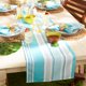 thumbnail image 4 of Table Runner DII Summer Stripe, 14 x 72 pulgadas, Beach House, poliéster, 4 of 7