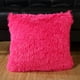 thumbnail image 1 of XmhyTop Juego de 2 Cojín Decorativo Relleno, Peluche Extra Suave con Diseño, Tamaño 43cm x 43cm, Fucsia, 1 of 5