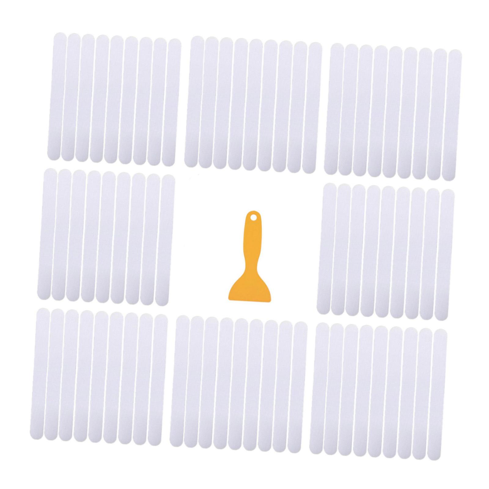 Bothyi - 72X Peldaños De Escalera Tiras Antideslizantes Transparentes Para Exterior Interior Cocina Del Hogar