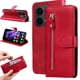 thumbnail image 3 of Funda con Cremallera para OPPO Reno 14 5G, Carcasa Cartera de Cuero PU con Soporte y Tarjetero, 3 of 5