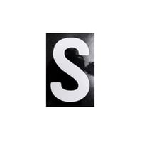 Truck Republic - Plantilla Adhesiva Patente Letra S