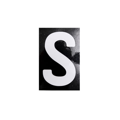 Truck Republic - Plantilla Adhesiva Patente Letra S