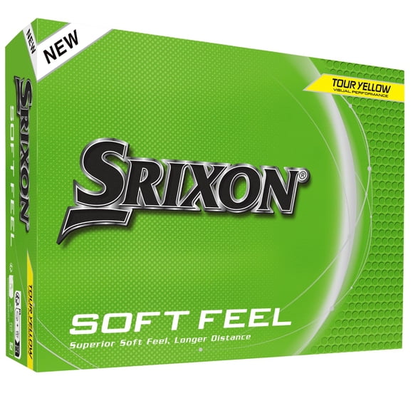 Pelotas de golf Srixon Softfeel 14 amarillas