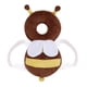 thumbnail image 3 of Recién Nacido Protección Para La Espalda Y La Cabeza Almohada Para Bebés Cojín Para Ni?os Peque?os Franela De Abeja Marrón, 3 of 5