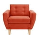 thumbnail image 1 of Sofa Bote 1c Felpa 05 Naranja, 1 of 6