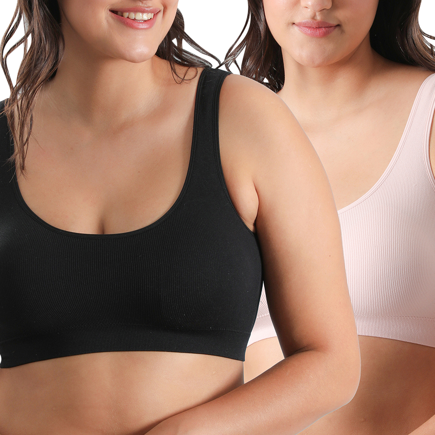 Pack Peto Seamless Básico Flores Mujer 25070-24