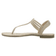 thumbnail image 2 of Sandalia Chalada Mujer Alki-5 Dorado Plana, 2 of 6