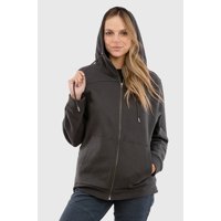 Polerón All Day Classic Negro Mujer Falcone