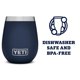 thumbnail image 4 of Vaso de vino YETI Rambler de 300 ml con aislamiento al vacío, color azul marino, 4 of 6