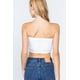 thumbnail image 2 of Saronite Top de Tubo Bandeau sin Tirantes, Acolchado y sin Costuras Basics, Blanco (para Mujer), 2 of 5