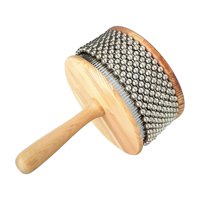 Magideal - Mano De Madera Diversión Instrumento Instrumento De Percusión Baby Shower Regalos Juguete Musical Portátil Para Música Educación Aula , Diámetro 13 Cm