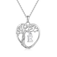 Collar Heshpaws 925 Sterling Silver Eternal Tree Of Life