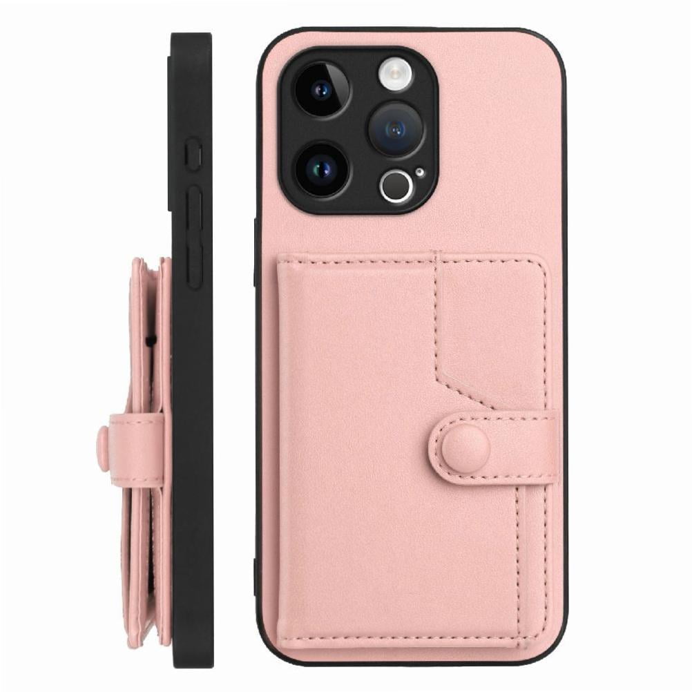 Foxdock Funda Para Iphone 13 Pro Con Bloqueo Rfid - Diseño Elegante Con Cierre De Botón