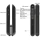 thumbnail image 4 of Presentador inalámbrico DinoFire Hyperlink, control de volumen, negro, 4 of 7