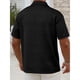 thumbnail image 3 of Polera Hombre Manga Corta Textura Suave Cierre Diseño 0287, 3 of 3
