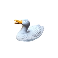 Ioensy - Adornos De Pato Flotante Estatua De Jardín De Hadas Figuritas De Animales Para Escritorio