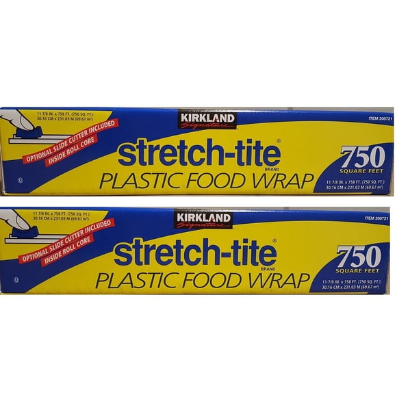 Envoltorio plástico para alimentos Kirkland Signature Stretch Tite 750 ml x2