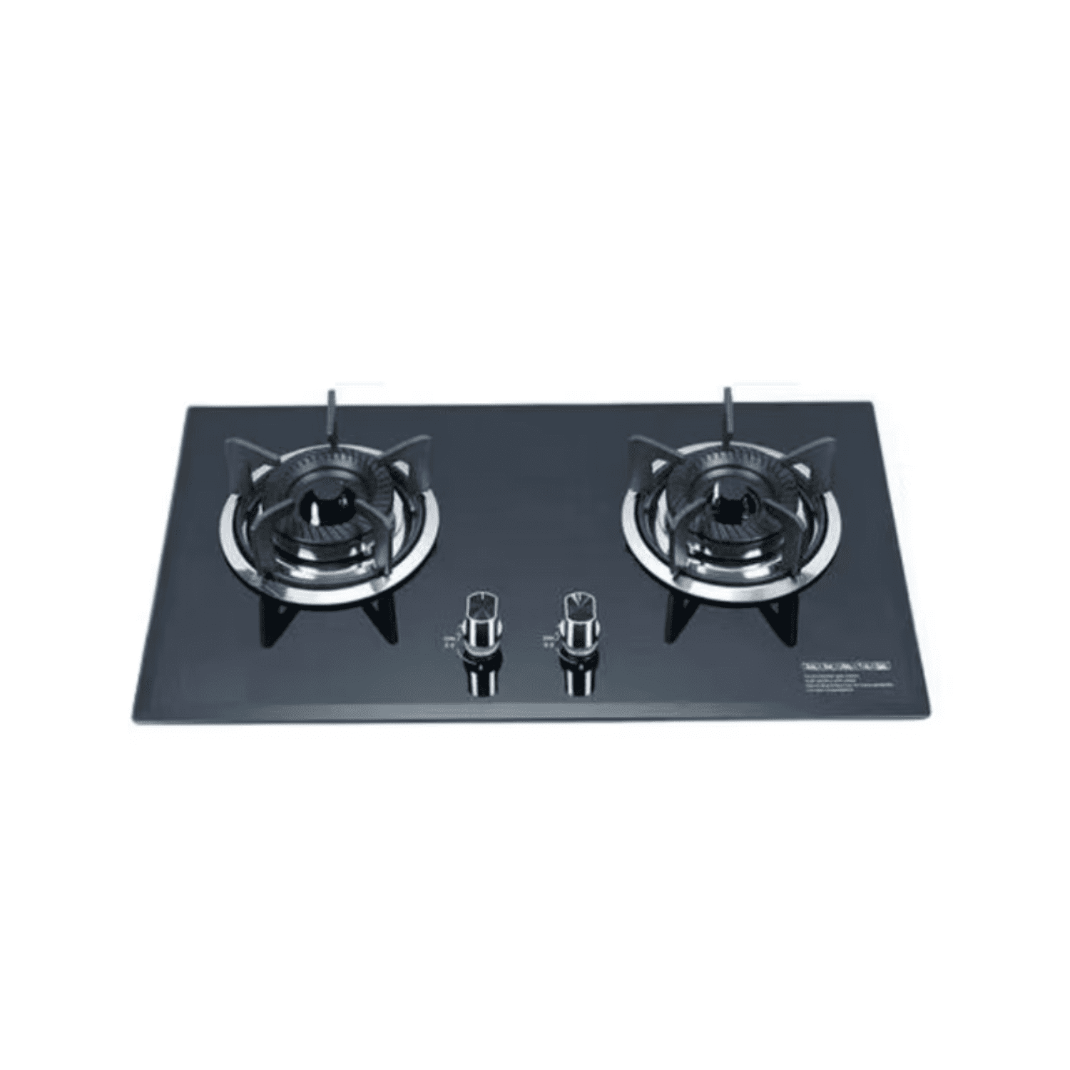 Casa Pagoda - Encimera A Gas 2 Platos Tope De Vidrio Con Chispero Color Negro