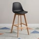 thumbnail image 1 of Taburete Piso Bar Acolchado Altura 65cm Eames Tulip Negro, 1 of 10