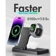 thumbnail image 3 of Cargador Inalámbrico GETPALS W336 3 en 1 iPhone Apple Watch AirPods, 3 of 3