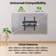 thumbnail image 2 of Soporte de pared para televisores USX MOUNT Full Motion de 32 a 70 pulgadas, 45 kg, VESA, 400 x 400 mm, 2 of 7
