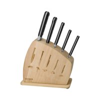 Juego De Cuchillos Tramontina Century Con Láminas En Acero Inoxidable Y Mangos En Policarbonato Y Fibra De Vidrio Con Soporte En Madera 6 Piezas