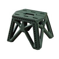 Ioensy - Taburete Plegable Para El Hogar, Taburete Para Picnic Al Aire Libre, Mochilero, Color Verde
