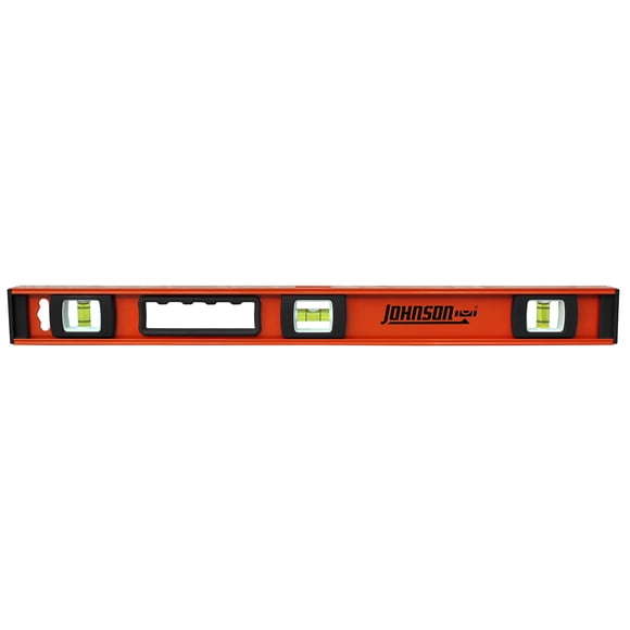 Nivel Johnson 1233-2400 Viga en I de Aluminio HD de 61 cm