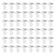 thumbnail image 1 of Uxcell Ganchos para Techo Falso Metal T-Bar Clip de Riel Azulejos de Techo Suspendido Ganchos para Colgar Plantas y Decoraciones 150 Piezas, 1 of 7