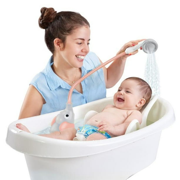 Juego de Baño Elefante Ducha Interactivo Azul Infantil Bebé Niño
