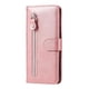 thumbnail image 1 of Funda con Cremallera para Samsung Galaxy S22 Ultra 5G, Carcasa Cartera de Cuero PU con Soporte y Tarjetero, 1 of 6